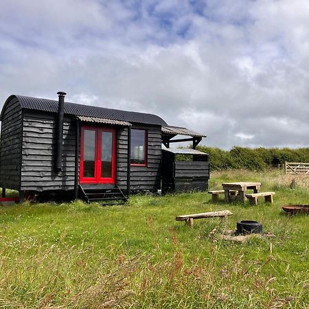 Shepherds Hut In A Private Meadow With Sea Views Hartland Exteriör bild
